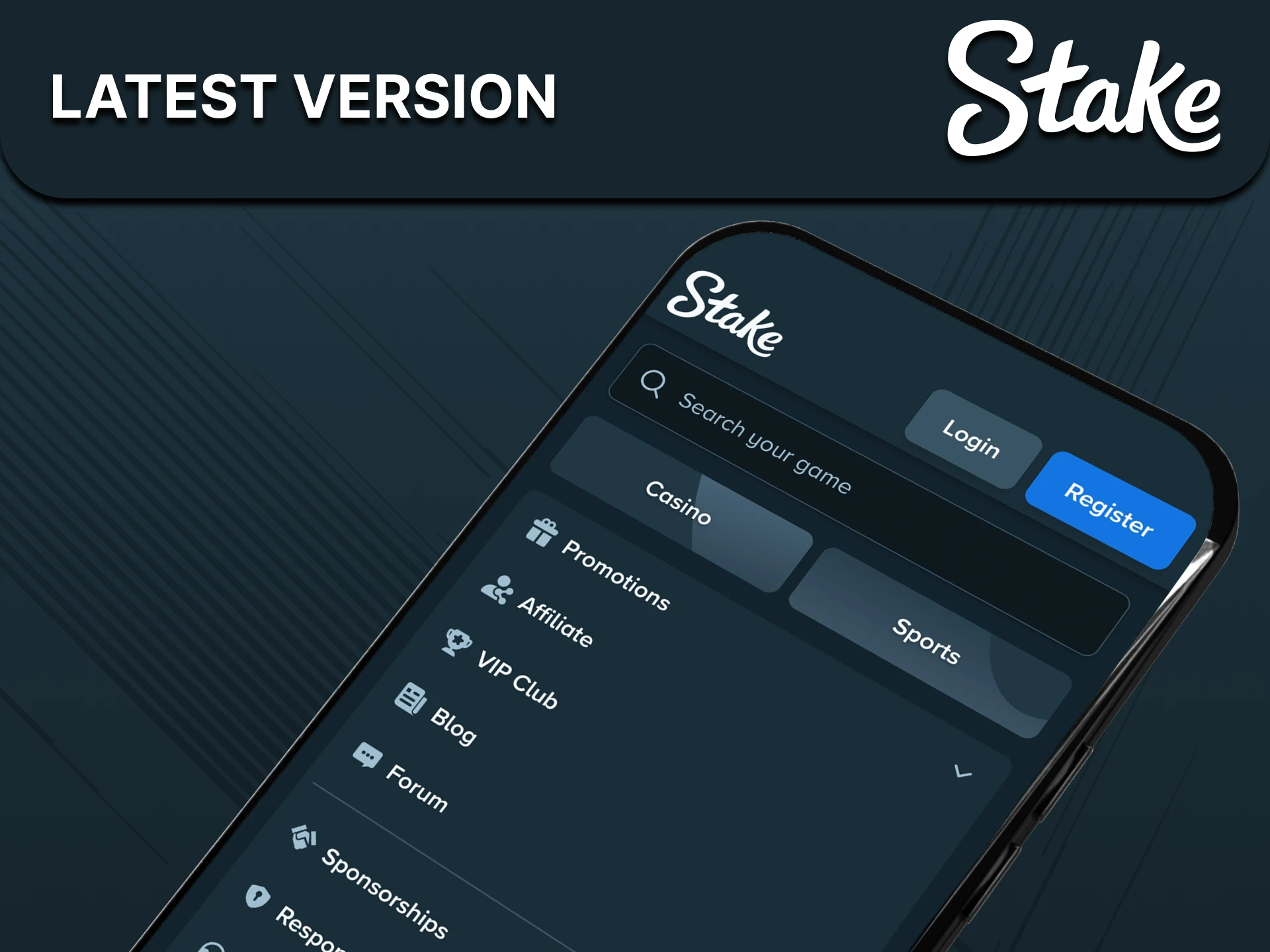 We'll tell you about updates to the Stake app.