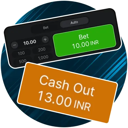 Use the convenient cash out function to secure your Stake winnings.