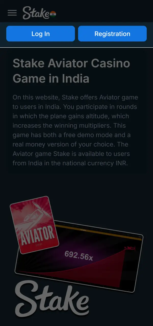 Sign up on the official site to access the authorized Stake Aviator game.